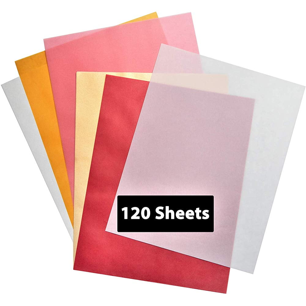 ã€ 120 Packã€‘ Premium Vellum Papers (100 Sheets Transparent Vellum