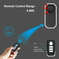 thumbnail image 7 of PENGXIANG Upgraded Wireless Anti-Theft Bicycle/Bike/Motorcycle/Car/Vehicles/Door/Window Alarm with Remote, Waterproof Bicycle Security Alarm Vibration Sensor, 113dB Loud, 7 of 7