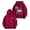 Red, variant on Valora Women's Hoodies Sweatshirts Comfortable Yet Fashionable AutumnWinter Leisure Hoodie with Beach Print and Letter Design for Everyday Wear Brown L