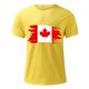 thumbnail image 4 of Tops para hombre, blusas y camisas de cuello redondo y manga corta para hombre. Camiseta de cuello redondo y manga corta con estampado de bandera canadiense para hombre. Blusa de algodón y poliéster p, 4 of 5