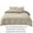 Light Khaki​​, variant on HCBY Narrow​Twin Size 4-Piece Duvet Cover Set Includes 1 Duvet Cover (59"x78") 2 Pillow Shams 1 Flat Sheet Soft Breathable for All Seasons Dark Gray