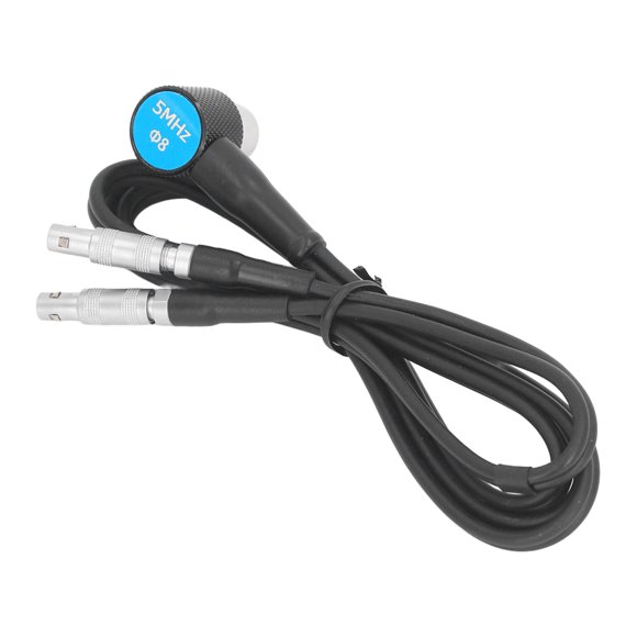 Sonda De Medidor De Espesor Ultrasónico, Calibración Automática Sonda De Transductor Estándar Ultrasónico Medición Sin Contacto DIA 8 5MHz Para GM110