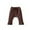 Brown, variant on Newborn Baby Boy Girls Pants Toddler Joggers Solid Color Soft Boys Bottoms Sweatpants with Drawstring 1-2 Years