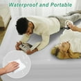 thumbnail image 6 of Heavy-Duty Puncture Resistant Queen Air Mattress with Black Surfboard-Structured Support,Air Mattress with USB-C Electric Pump,Quick Inflate/Deflate for Camping & Home Use(White), 6 of 8