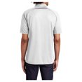 thumbnail image 2 of Mens Dri-Mesh Pro Polyester Polo Shirt White 3X-Large, 2 of 7