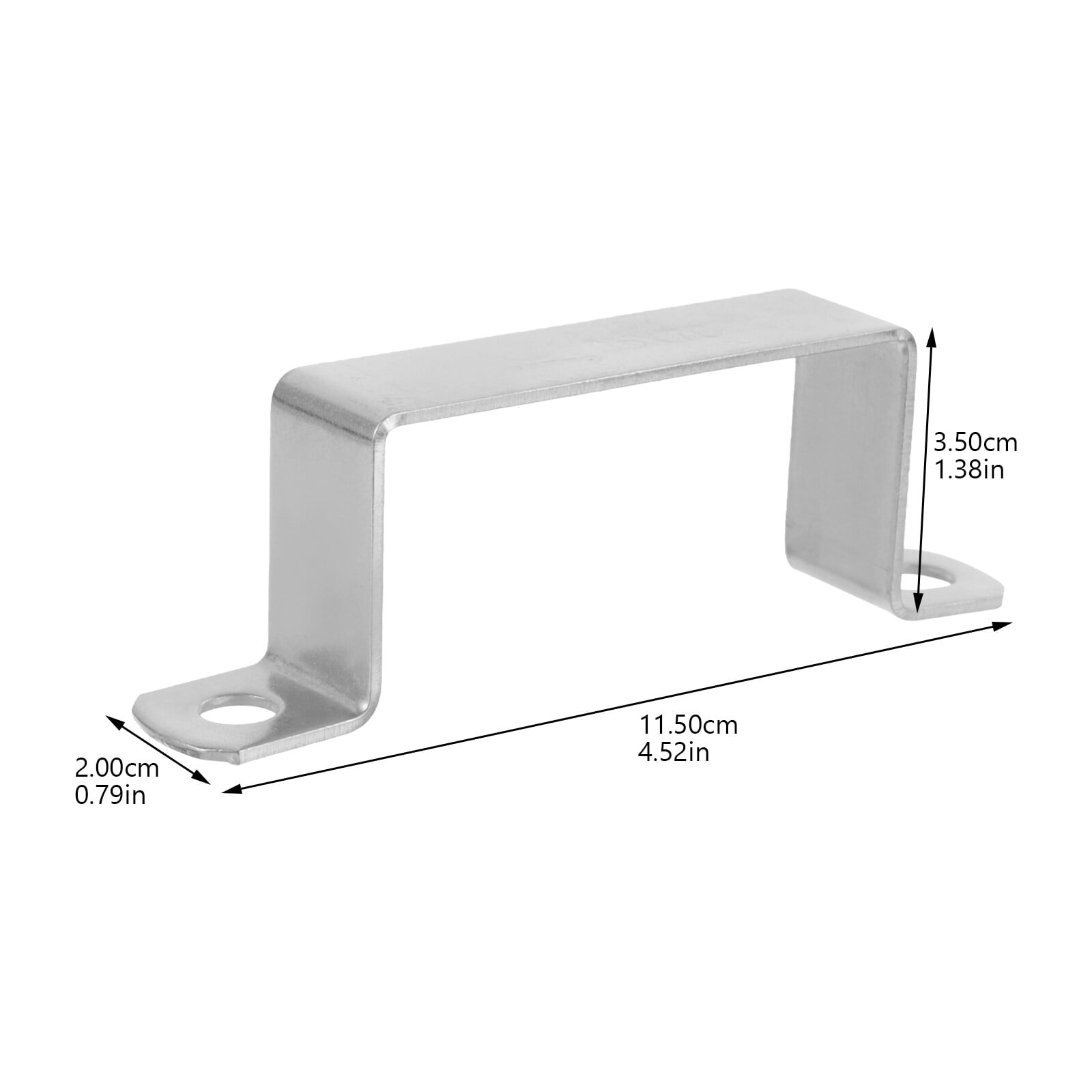 Stainless Steel Square Clamp Pipe Fixing Bracket Clamp Square Pipe Buckle Water Pipe Clamp