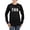 Black, variant on - Three 3 Cats Women's Long Sleeve Dark T Shirt - Women's Long Sleeve Graphic Tee Casual Fit