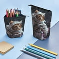 thumbnail image 4 of Xecao Cat Astronaut In Space Print Telescopic Pencil Bag Pen Holder Pop Up Stationery Case Stand-up Retractable Transformer Bag Standing Organizer, 4 of 6