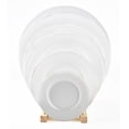 thumbnail image 1 of Restaurant Value, Stoneware Wide Rim with Rolled-edge, Bright White Plate 6.25", Case of 36, 1 of 4