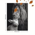 thumbnail image 3 of Lion and Lamb Home Decor Canvas Wall Art 15.75x11.81 Inches, 3 of 8