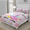 Pink Flower Unicorn, variant on DOJLIO 3D Beautiful Unicorn Printed Duvet Cover Bedding Sets Queen Size Beautiful Unicorn Quilt Cover Unicorn Duvet Cover Wonderful Unicorn Style No Comforter