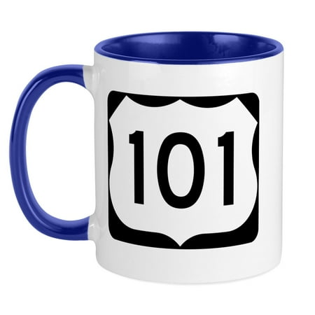 

CafePress - U.S. Route 101 Mug - Ceramic Coffee Tea Novelty Mug Cup 11 oz