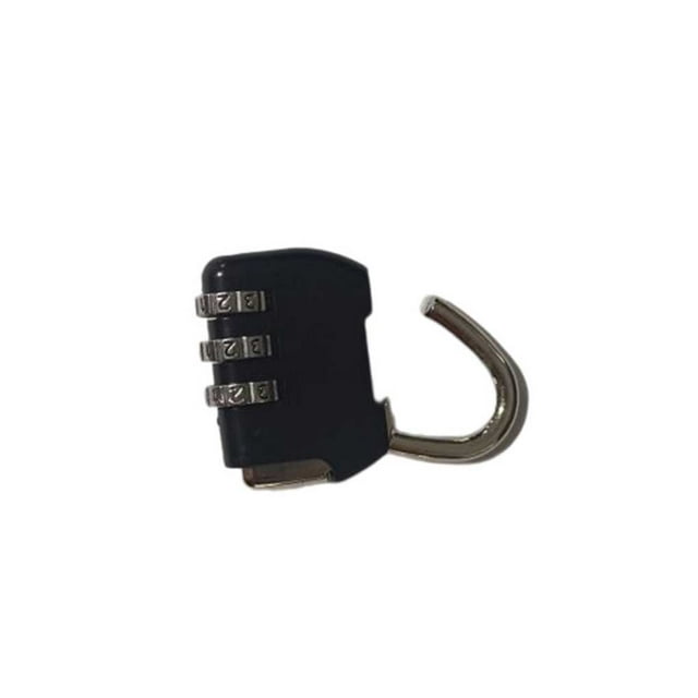 Riwesomey Candado para maleta con contraseña, código de combinación de aleación de Zinc Digital, estuche para equipaje, candado para mochila, Hardware Herramientas y ferretería Tipo 1/Negro Riwesomey TO001083-00