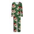 thumbnail image 5 of Tnhcen Cute Christmas V-Neck Pajamas for Women Long Sleeve Soft Top Loose Pants Ideal Winter Homewear S-3XL, 5 of 5
