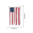 thumbnail image 3 of 4th of July Fringed Drapery Flag, 1776 Patriotic Blue Star Hanging Banner, Built-in LED String Light Decor for Independence Day Party Doorway Window Home Backyard Festival Celebration, 3 of 7