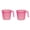 Pink, variant on Premium BPA Free Plastic Mugs for Bathroom, Bath Mug, Stripes Design Bathing Mugs Dabba Camping Mug, 50 Ounce Capacity (Blue, 3)