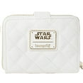 thumbnail image 2 of Loungefly Star Wars White Gold Rebel Hardware Zip Around Wallet, 2 of 3