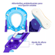 thumbnail image 2 of Asiento Entrenadora Baño Con Agarradera Baños Para Niños Azul/Morado, 2 of 5
