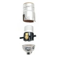 thumbnail image 3 of B&P Lamp® Nickel Plated Finish Table Lamp Wiring Kit with a 8 Inch Harp and Push-Thru Socket, 3 of 7