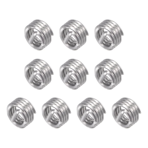 Unique Bargains 5/16-18 UNC 1.0D 304 Stainless Steel Wire Thread Inserts Screw Repair Sleeve 10 Pack