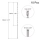 thumbnail image 2 of Brocas Mini Twist Uxcell, Broca Extra Larga de Acero de Alta Velocidad 1x80mm, 2 of 6