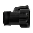 Plastic Garden Hose Shut Off Valve With 3 4 Thread Connector Coupling 12 Pack