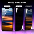 thumbnail image 2 of SHIQI-2 Pack Privacy Screen Protector for iPhone 14 Plus/13 Pro Max, Privacy Screen iPhone 13 Pro Max 6.7 Inch Tempered Full Screen Glass Film, Anti-Spy, Bubble Free, Case Friendly, 2 of 4