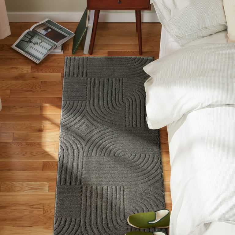 TOWN & COUNTRY EVERYDAY Stone Geo Curve Soft Felt Everwash