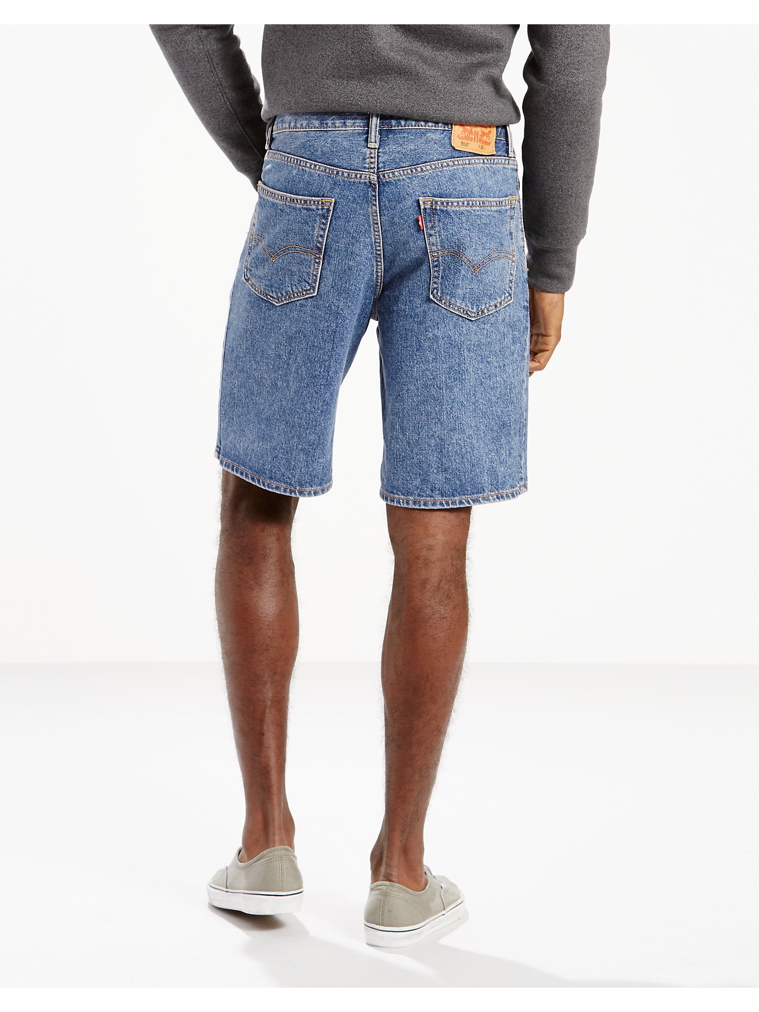 levi's 550 relaxed fit mens jean shorts