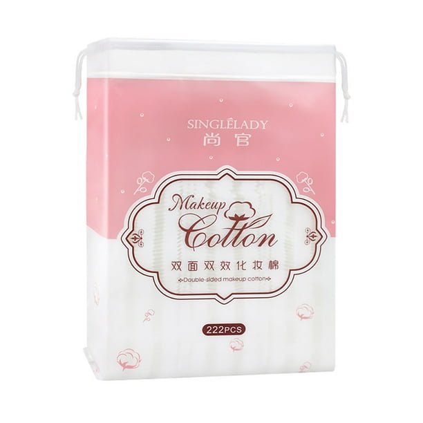 222Pcs Cosmetic Cotton Pad Lint Free Facial Eye Cleansing Makeup