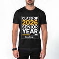 thumbnail image 4 of 2026 Graduation Double Sided Different Design T-Shirt, Senior 2026 Tee Class of 2026 Celebration T-Shirt, 2026 Double Sided Tee OdeJous Black M, 4 of 7