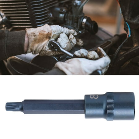 

Fugacal Socket Bit 12‑Side S2 Alloy Steel Pneumatic Electric Quick Wrench Tool Rust‑Proof Hardware Hardware Rust‑Proof Socket Bit