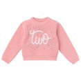 thumbnail image 1 of Jersey IDOPIP para niñas pequeñas, punto rosa con dos bordados, 1 of 6