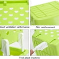 thumbnail image 6 of Cheer.US Stackable Storage Bins for Food, Snacks, Bottles, Toys, Toiletries, Plastic Storage Baskets, All White Color, Storage Sins Stackable for Space Saving-8.27" x 7.28" x 12.99", 6 of 7