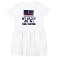 thumbnail image 3 of Inktastic Fireman Daddy is a Firefighter Girls Toddler Dress, 3 of 5