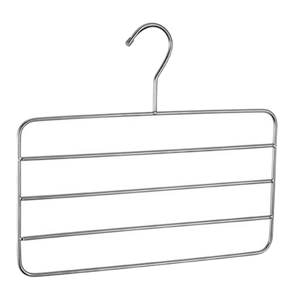 Raindrops Multi-Layer Pants Hanger for Closet Organization, Stainless Steel Clothes Rack, 1 Set