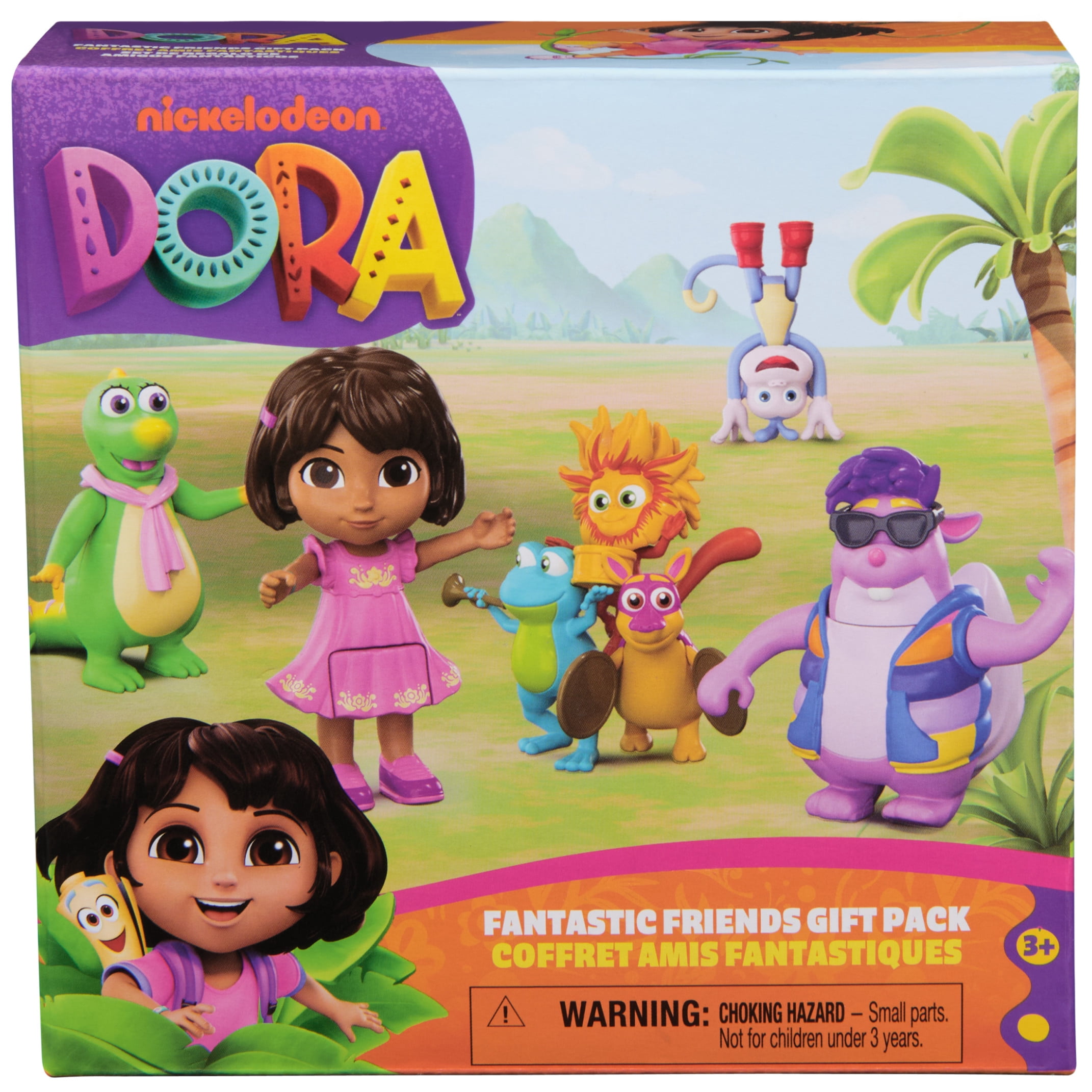 Dora the Explorer, Fantastic Friends Collectible Doll and Figure 4-pack, for Kids 3 and up