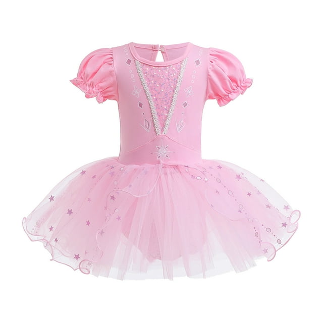 adviicd Robes pour Filles Robe en Dentelle pour Filles Robe de Demoiselle d'Honneur Décontractée Rose,130