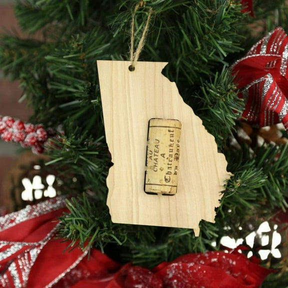 Georgia Wine Cork Holder Ornaments