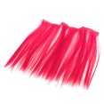 thumbnail image 3 of Peluca de muñeca Sunnimix Colorido Lacio Cabello Largo Rosa fluorescente, 3 of 8