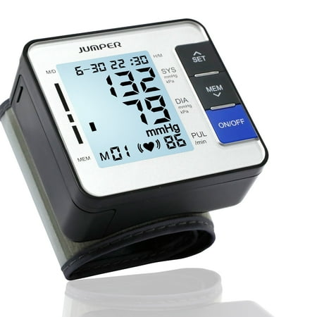 JUMPER JPD-900W Wrist Blood Pressure Monitor Watch Portable Digital Home Blood Pressure Machine Automatic Blood Pressure Cuff Clinically Accurate & Fast Reading, High