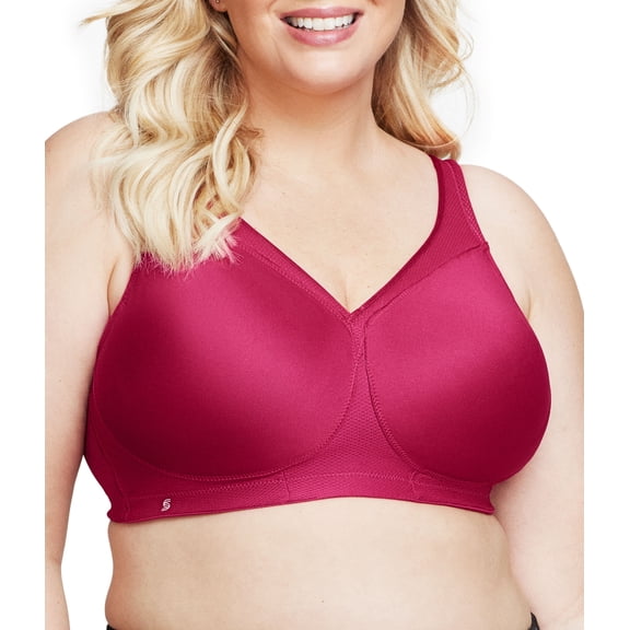 Glamorise MagicLift Seamless Sports Wirefree Bra 1006 (Women's & Women's Plus)