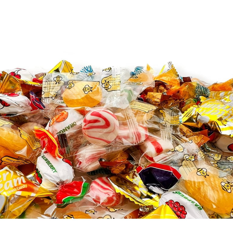 Old Fashioned Hard Candy Assortment Arcor, Butter 'n' Cream, Ginger, Fruit  Filled, Butterscotch, Bulk Pack 3 Pounds