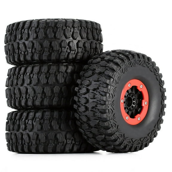 Highly Detailed RC Car Wheel Tires for Traxxas Unlimited Desert Racer -oam Inserts, Scale Looks, 130mm Diameter