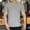Gray, variant on Hrsba Mens Tee Shirts,Fast Drying Wrinkle Free Cuff Styled Sports Short Sleeve Crew Neck Tee