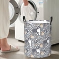 thumbnail image 6 of Uemuo Cute Dog And Flowers Pattern Circular Laundry Hamper Basket with handles,Collapsible laundry basket,Large capacity laundry hamper,Laundry Organizer-Medium, 6 of 8