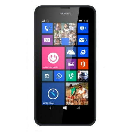 Nokia Lumia 635 8GB Unlocked GSM 4G LTE Windows 8.1 Quad-Core Phone - (Best Windows 8.1 Phone)