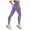 Purple, variant on QHFBli High - Waisted Women's Yoga Pants Women's High Performance Push Up Yoga Pants for Running Sport and Casual Stretch Fit Comfort Flexible