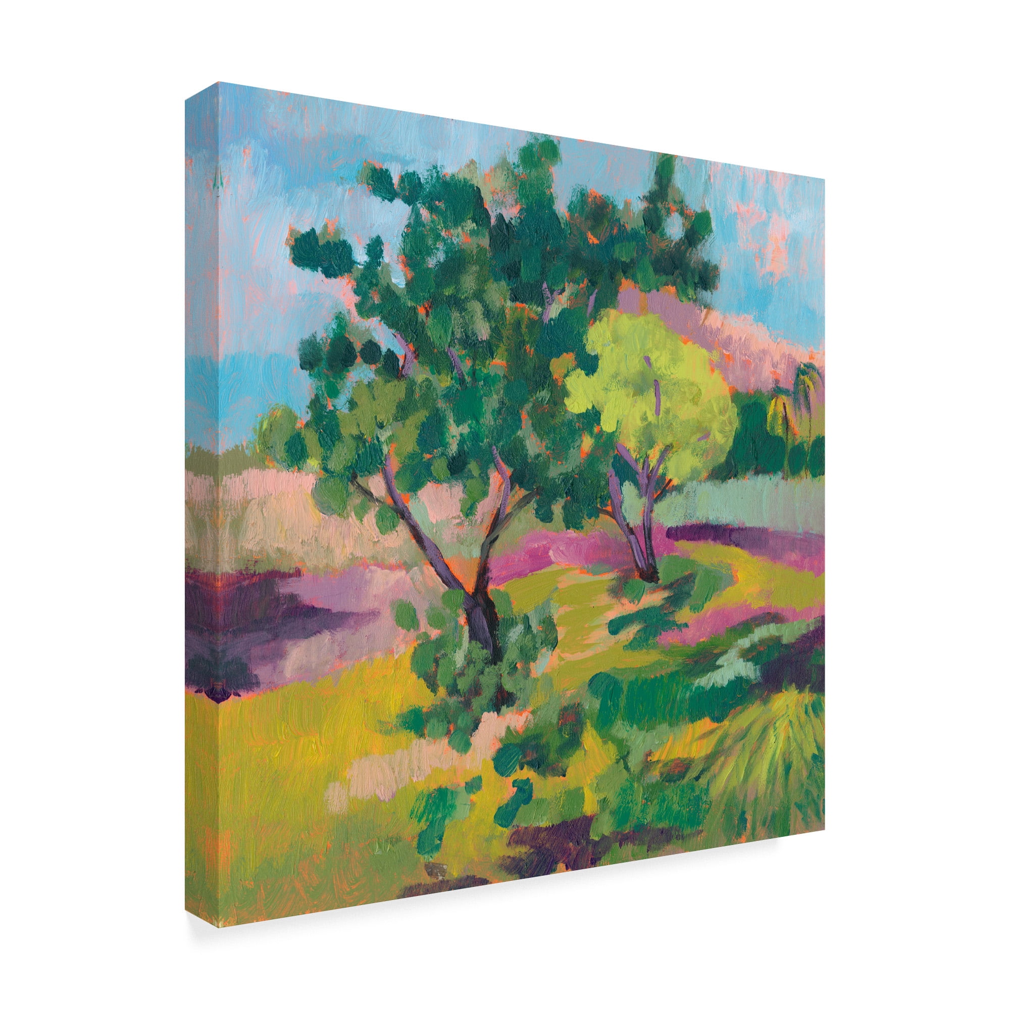 Trademark Fine Art 'Ode to Gauguin II' Canvas Art by Jennifer Goldberger