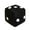 Black, variant on Home Decor Funny Dice Pillow Stuffed Soft Cubic Cube Pendant Comfortable Decorative